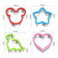 Stainless Steel Kitchen Sandwich Molds - Food Grade Dining Bread Cookie Cutters Dinosaur Mouse